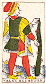 VALET DE BASTON • Pierre Cheminade, Serravalle-Sesia 1742