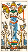 XV LE DIABLE • Claude Burdel, Fribourg 1751