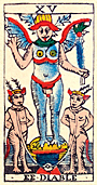 XV LE DIABLE • Claude Rochias 1754