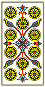  X DE DENIER • Tarot de Marseille Edition Millennium 222
