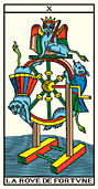 X LA ROVE DE FORTVNE • Tarot de Marseille Edition Millennium 222