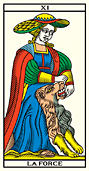 XI LA FORCE • Tarot de Marseille Edition Millennium 222