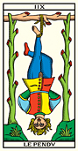 XII LE PENDV • Tarot de Marseille Edition Millennium 222