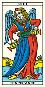 XIIII TENPERANCE • Tarot de Marseille Edition Millennium 222