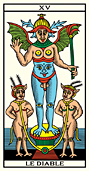 XV LE DIABLE • Tarot de Marseille Edition Millennium 222