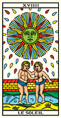 XVIIII LE SOLEIL • Tarot de Marseille Edition Millennium 222