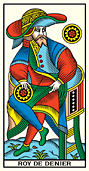 ROY DE DENIER • Tarot de Marseille Edition Millennium 222